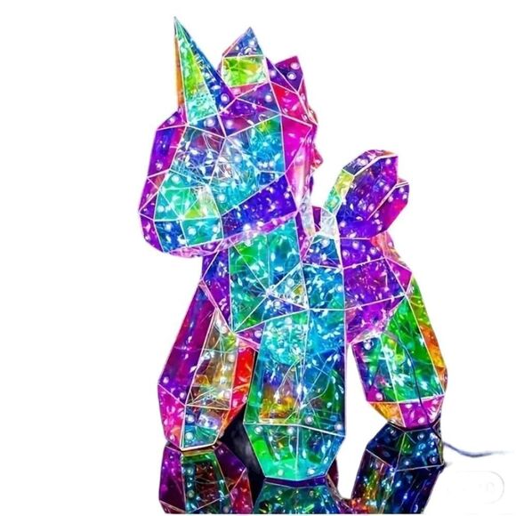NEW! Colorful Lighted Unicorn! Fabulous!  Night Light With LED RGB Lights - Picture 1 of 3